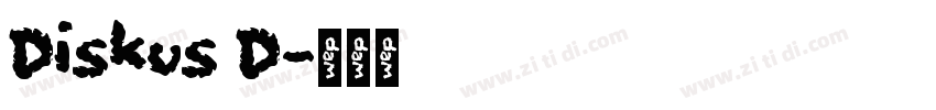 Diskus D字体转换